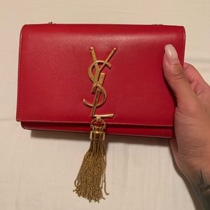 YSL KATE SMALL TASSEL WITH GOLDEN HARDWARE